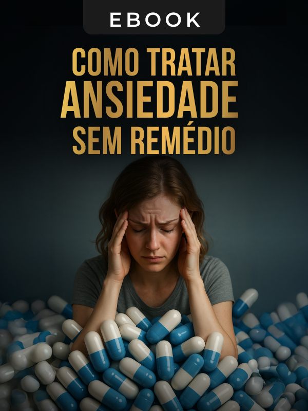 Capa do ebook: Como Tratar Ansiedade Sem Remédio